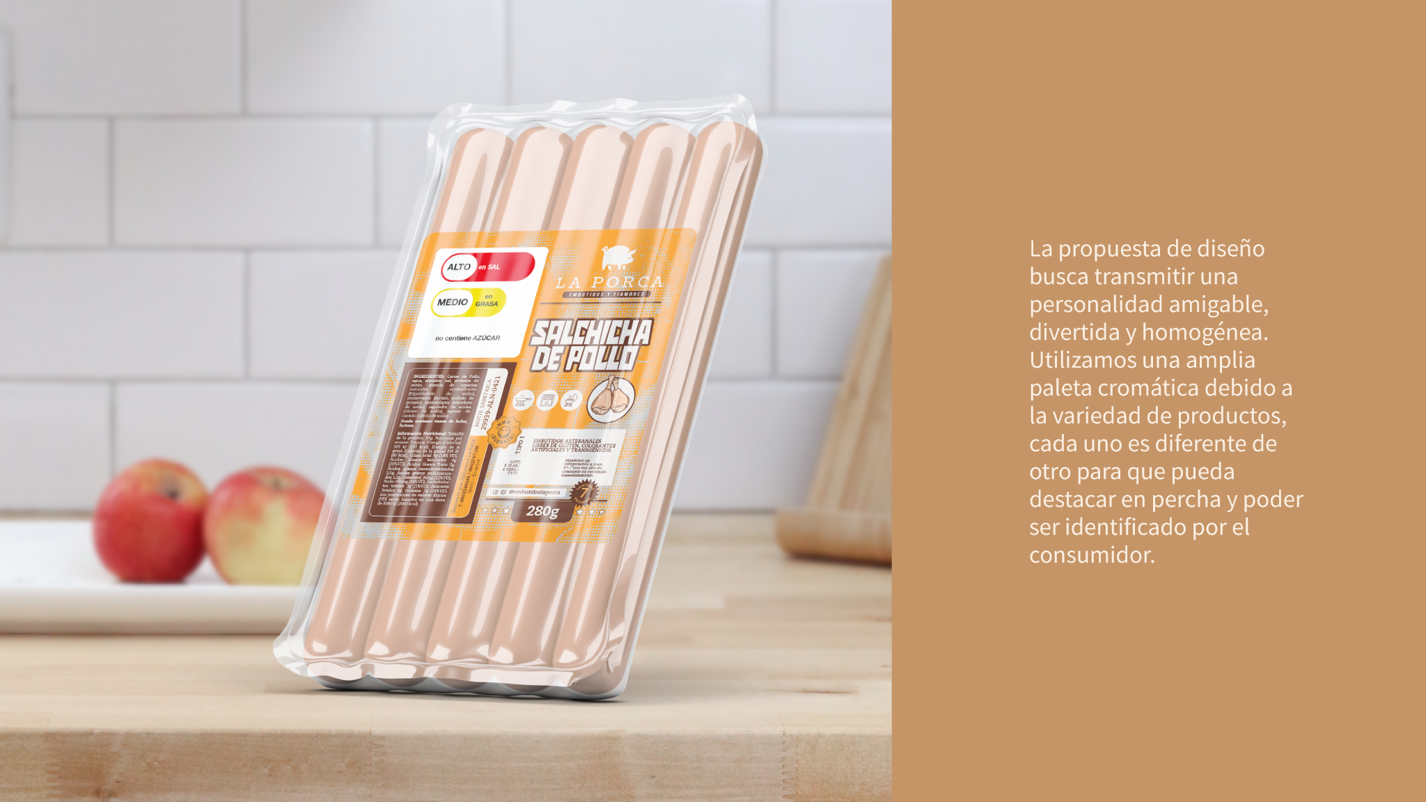 Packaging // Embutidos La Porca | VEU DISEÑO Y COMUNICACIÓN